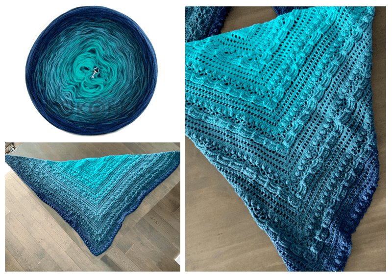 Tuto Châle crochet 